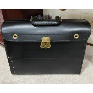 Vintage Mid-Century Leather Doctor / Medical Bag – Gladstone Style